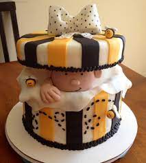 Pin By Heather Glasgow Fasse On My Cakes Bumble Bee Baby Shower Cake Desserts