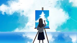 800 x 400 jpeg 161 кб. Wallpaper Id 152007 Anime Anime Girls Women Anime Sky Artwork Drawing Painting Painters School Uniform Schoolgirl Sky Clouds Reflection Blue White Canvas Skyscape Landscape Outdoors Women Outdoors 2d Cyan