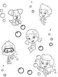 Bubble Guppies Para Colorear