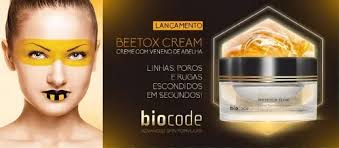 Beetox Cream Biocode Beevenom Therapy para pele normal de 30g
