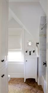 Browse 155 photos of bathrooms with sloped ceilings. Attic Bathroom Sloped Ceiling Design Ideas