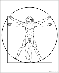 You can use our amazing online tool to color and edit the following da vinci coloring pages. Vitruvian Man By Leonardo Da Vinci Coloring Pages Arts Culture Coloring Pages Coloring Pages For Kids And Adults