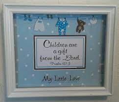A special bible verse for a special baby (for i know the plans i have for you.! New Bible Verse Scripture Plaque Children Are A Gift Boy Baby Christian Gifts Ebay