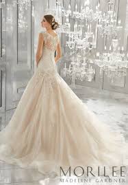 Monique Wedding Dress Morilee Sheer Wedding Dress Drop Waist Wedding Dress Wedding Dresses 2017