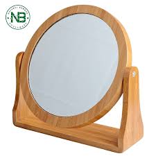 Bambu Cift Tarafli Doner Vanity Ayna Ile 1x 8x Buyutme Masaustu Makyaj Aynasi Buy Bambu Ayna Masa Ayna Banyo Aynasi Product On Alibaba Com