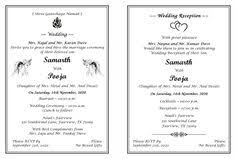 Change up the copy and font. 12 Hindu Wedding Card Wordings For Invitations Ideas Wedding Card Wordings Hindu Wedding Cards Hindu Wedding Invitations