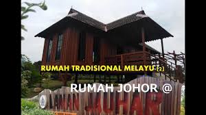 A 3d model of nostalgic traditional rumah melayu melaka located at pengkalan batu by graphic design & digital media students, ad111. Wooden House Traditional Malay House Rumah Tradisional Melayu 2 Rumah Johor Youtube
