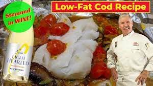 Preheat oven to 450 degrees f (230 degrees c). Low Fat Cod Recipe Steamed In Wine Youtube