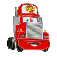 Mack Truck Disney Cars Applique Design