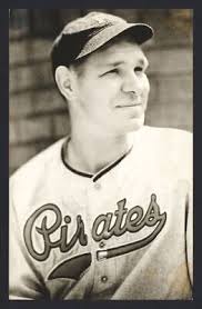 MACE BROWN Real Photo Postcard RPPC 1938-39 Pittsburgh Pirates George Burke 