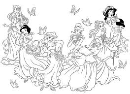 Dibujos Disney Para Colorear Princesas