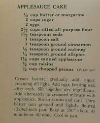 Old Fashioned Betty Crocker Applesauce Cake Applesauce Cake Recipe Cake Recipes Applesauce Cake