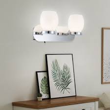 This will depend on exactly what dining room lighting fixture you're discussing. Led Wall Lamp Wall Lamp Glass Opal Chrome W 25 Cm Living Room Bedroom Dining Room Etc Shop Lamps Furniture Technology Household All From One Source Etc Shop