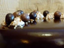 Bavarois Chocolat Au Lait Cremeux Passion Et Biscuit Noisettes En 2020 Bavarois Chocolat Biscuit Noisette Chocolat Au Lait