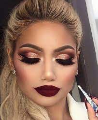 Prom eyeshadow makeup for red dress. Awesome 10 Pics Prom Makeup Ideas Red Dr You Should Also Take Good Care Of Your Skin Check Out The Maroon Eye Makeup Red Eye Makeup Wedding Guest Makeup