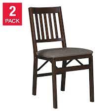 Find an expanded product selection for all types of businesses, from professional offices to food service operations. Stakmore Wood Folding Chair With Upholstered Seat Espresso 2 Pack Costco