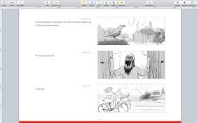 Apple Keynote Storyboard Theme Presentation Scope 2 39 1 Avenir Light 10pt On Din A4 Landscape Storyboard Template Storyboard Keynote