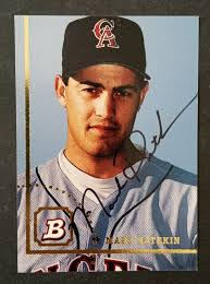 1994 Bowman SIGNED: Mark Ratekin, ANGELS #647