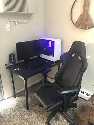Simple Setup Pc Gaming Setup Gaming Room Setup Gaming Setup