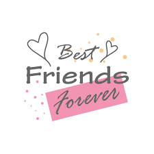 Friends forever (novel), a 2012 novel by danielle steel. Best Friends Forever With Hearts Detailed Style Icon Vector Design 1939599 Vector Art At Vecteezy