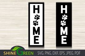 Download Vertical Sign Home Cat Paws Graphic By Shinegreenart Creative Fabrica PSD Mockup Templates