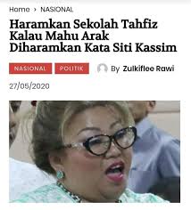 The world is my country, all mankind are my brethren, and to do good is my religion. Siti Kasim Cadang Tutup Sekolah Anak Anak Pasir Puteh Facebook