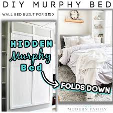 Many of these designs require the purchase of. Build A Murphy Bed Without A Kit For 150 Yourmodernfamily Com