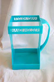 Vintage Plastic Milk Juice Carton Holder Handiholder Retro Mid Century Aqua Or Turquoise Kids Memories Remember Childhood Memories