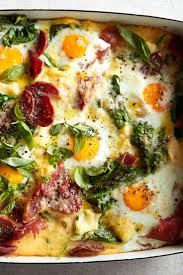 Cheesy Breakfast Egg And Polenta Casserole Leave Part Of It With No Egg For Carla Nyt Cooking Christmas Breakfast Recipe Recipes