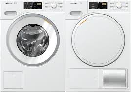 4.2 out of 5 stars. Miele Miwadrew1204 Side By Side On Storage Drawer Pedestal Washer Dryer Set With Front Load Washer And Electric Dryer In Lotus White