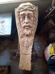 my new hand made wood carving ♥️