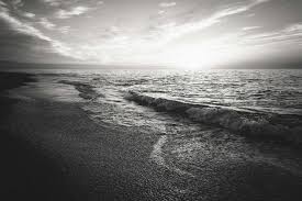 Black And White Ocean Images Beach Black And White Ocean Salt Water Sea Seawater Sunrise Sunset Waves Beach Photography Beautiful Scenery Pictures Black And White Beach