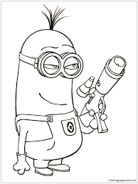 Hours of fun await you by coloring a free drawing cartoons minions. Despicable Me Minion Coloring Pages Cartoons Coloring Pages Coloring Pages For Kids And Adults