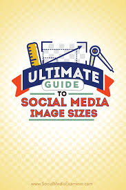 New features are always being added to the banner appears when a user visits a brand's profile, so uploading an image that is captivating and. Ultimate Guide To Social Media Image Sizes Social Media Examiner