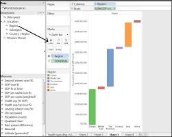 waterfall chart using multiple measures tableau best