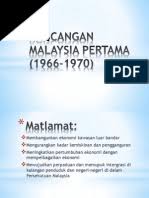 Import indices use 'cost, insurance and freight' (c.i.f) values. Rancangan Malaysia Pertama 1966 1970