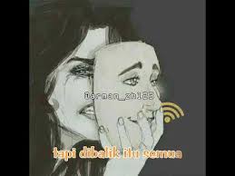 Senyuman depresi kesedihan mendalam dibalik topeng wajah. Gambar Anime Senyum Dibalik Sedih Kata Kata Story Wa