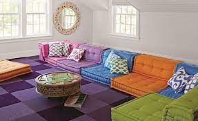 A Playful Game Room Life Style Wayfair This Sofa Would Look Great In A Basement Rec Room Rec Room Room Game Room
