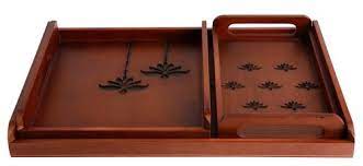 Maybe you would like to learn more about one of these? Brown Rectangular Decorative Wooden Serving Tray For Restaurants Rs 1680 Set Id 5881269288