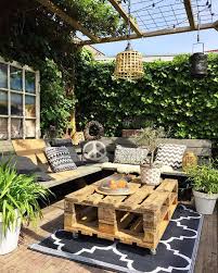 Diy Table Palette Deco Terrasse Exterieure Amenagement Jardin Table Basse Exterieur
