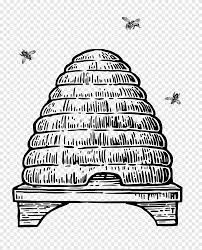 Bienenstock Zeichnen Bienenstock Material Biene Bienenstock Png Pngegg