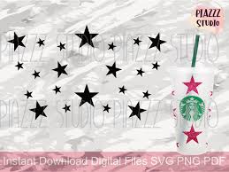 Download Full Wrap Stars For Starbucks 24 Oz Venti Cold Cup Full Wrap Etsy In 2021 Cold Cup Galaxy Theme Starbucks Cup Design