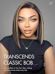 Amazon.com : LUVME HAIR Ombre Blonde Highlight Silky Straight Glueless Pre  Cut Lace Bob Wig : Beauty & Personal Care