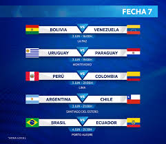 Horarios para ver colombia vs. Conmebol Com Photos Facebook