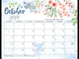 Free Printable October 2019 Calendar Wiki Calendar Com Printable December Calendar June Calendar Printable August Calendar