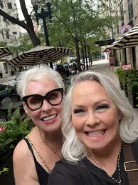 This is what 50 years of friendship looks like. 🙏 Love you  @rhondagsanderson ! #friendsforever #maidofhonour #throughthickandthin  #swipeleft ❤️