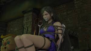 BoundHub - Tifa chair tied and gagged