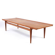 Abbott indoor/outdoor concrete & fsc® acacia rectangular coffee table, gray. Rare Large Coffee Table By Finn Juhl For France Son Denmark 1950 S 167018