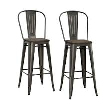 The source for news, analysis, stats, scores, and rumors. Amazon Com Dhp Luxor 30 Metal Wood Seat Antique Bronze Set Of 2 Bar Stool Everything Else