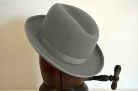 Homburg Hat The Optman Light Grey Fedora Hat For Men Mens Fedora Hats Mens Felt Hat Homburg Woolfelthomburg Mens Felt Hat Hats For Men Fedora Hat Men